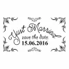 Motivstempel Hochzeit 6 "Save the Date" Motivstempel Hochzeit 6 "Save the Date"