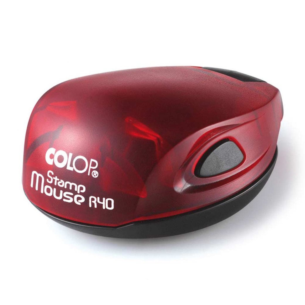 Colop Stamp Mouse 40 rund rot - rubin Colop Stamp Mouse 40 rund rot - rubin