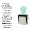 trodat® Creative Mini + Kissen Set - Beste Wünsche (Pastell Grün) trodat® Creative Mini + Kissen Set - Beste Wünsche (Pastell Grün)