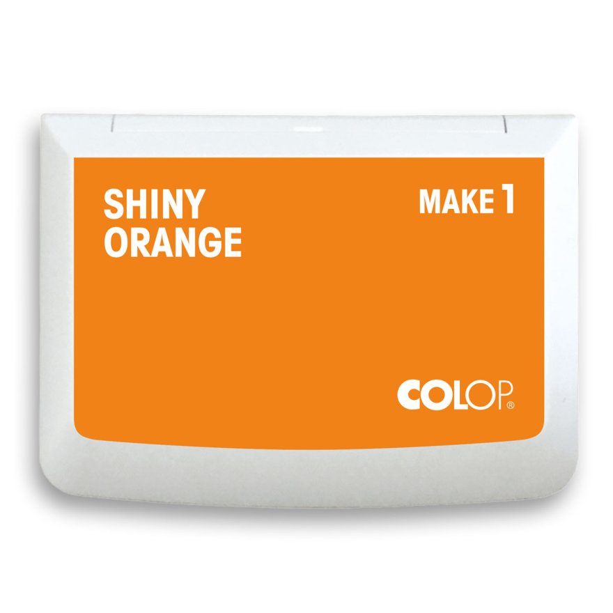 COLOP Stempelkissen MAKE 1 shiny orange 90x50mm COLOP Stempelkissen MAKE 1 shiny orange 90x50mm