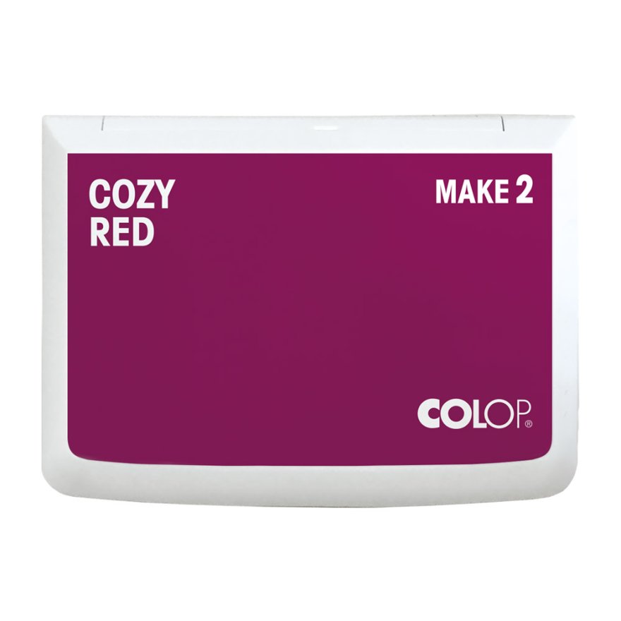 COLOP Stempelkissen MAKE 2 cozy red 110x70mm COLOP Stempelkissen MAKE 2 cozy red 110x70mm