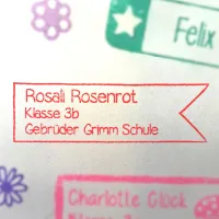 Holzstempel Fähnchen 2 Holzstempel Fähnchen 2