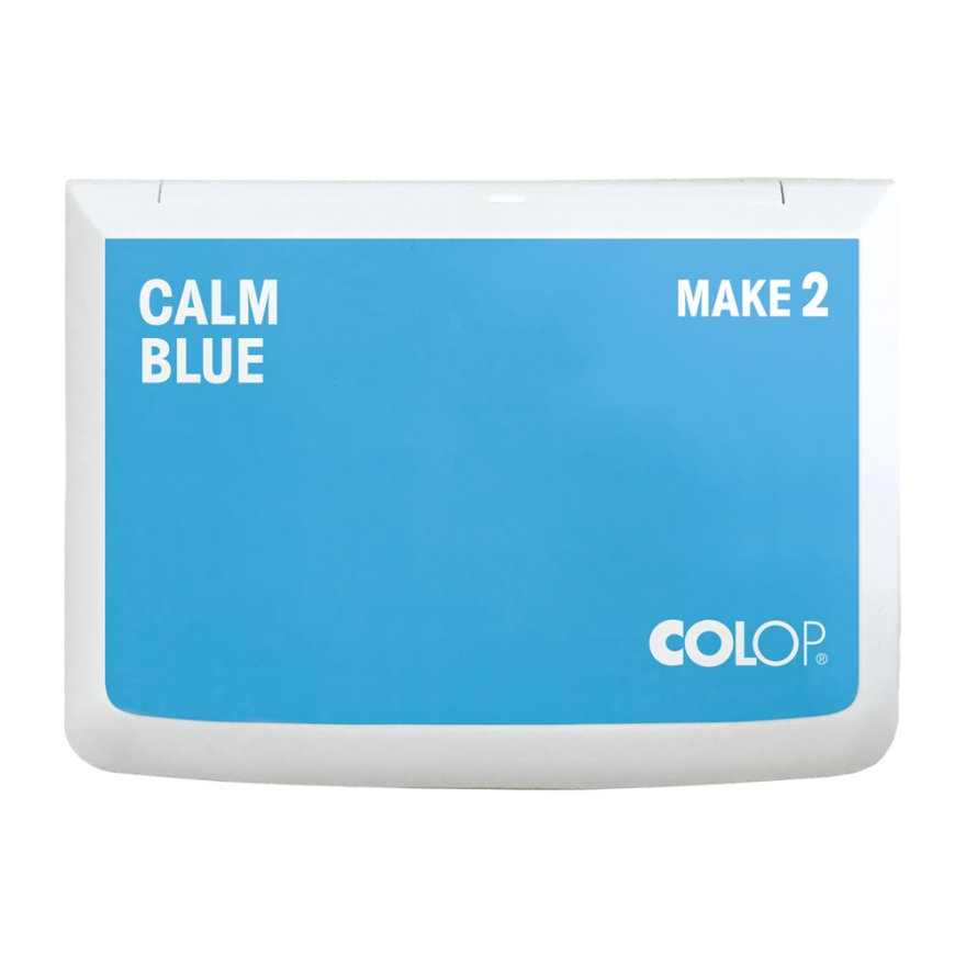 COLOP Stempelkissen MAKE 2 calm blue 110x70mm COLOP Stempelkissen MAKE 2 calm blue 110x70mm