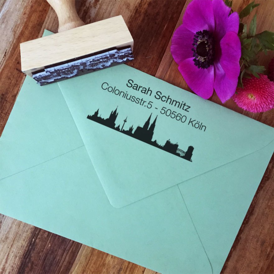 Holzstempel Skyline Holzstempel Skyline