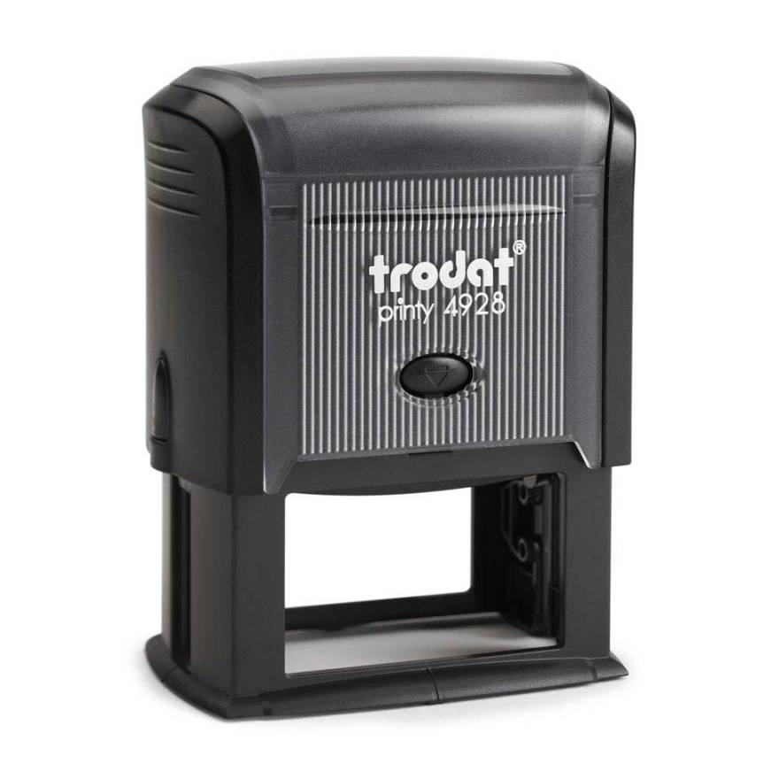 Trodat Printy 4928 Frontalansicht schwarz - eco schwarz