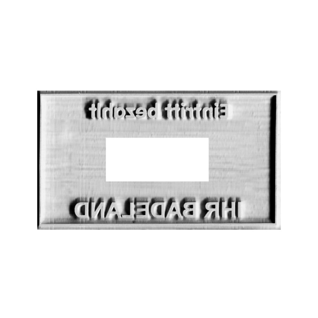 Ersatzstempelplatte Trodat 5440 Ersatzstempelplatte Trodat 5440