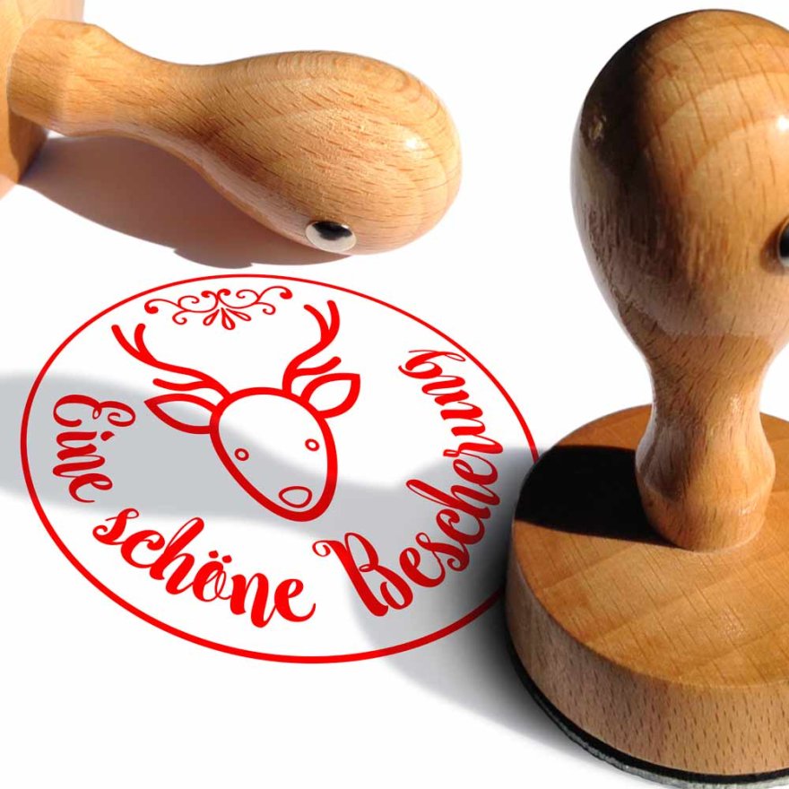 Motivstempel Weihnachten Eine schöne Bescheerung