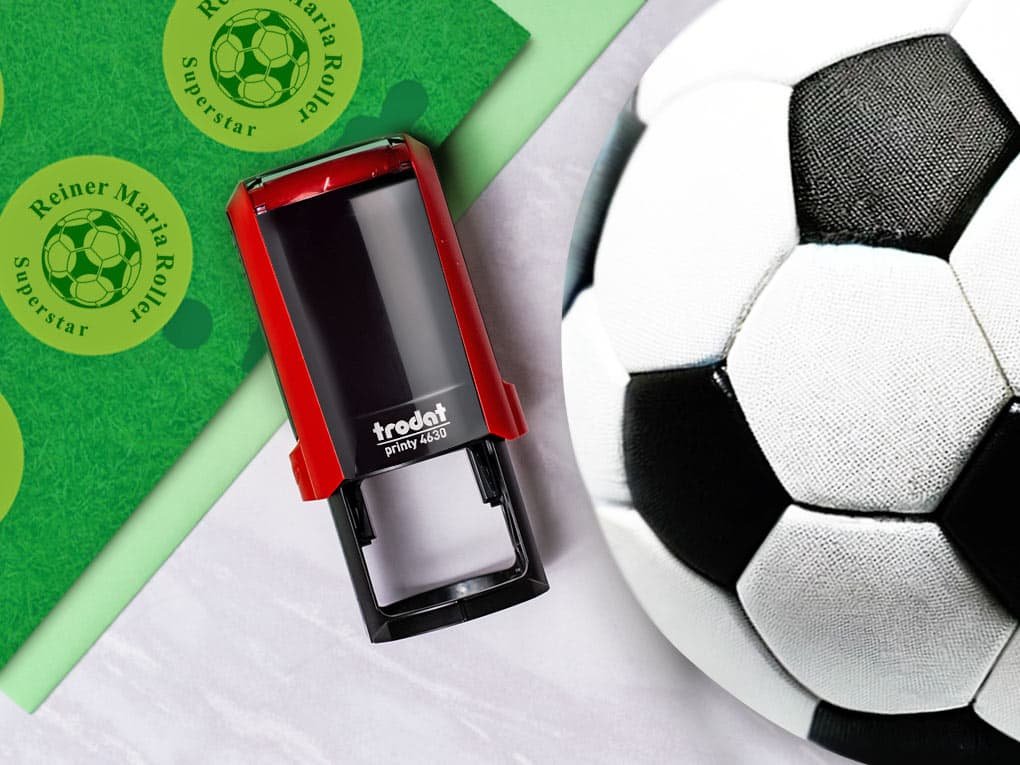 Fußballtraining - Belohnungssystem mit Stempel