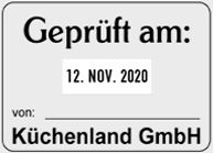 Stempelplatte Colop Classic Line Dater 2860 - Vorschau