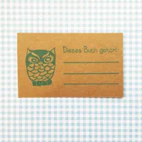 Holzstempel Eule Bild Holzstempel Eule Bild