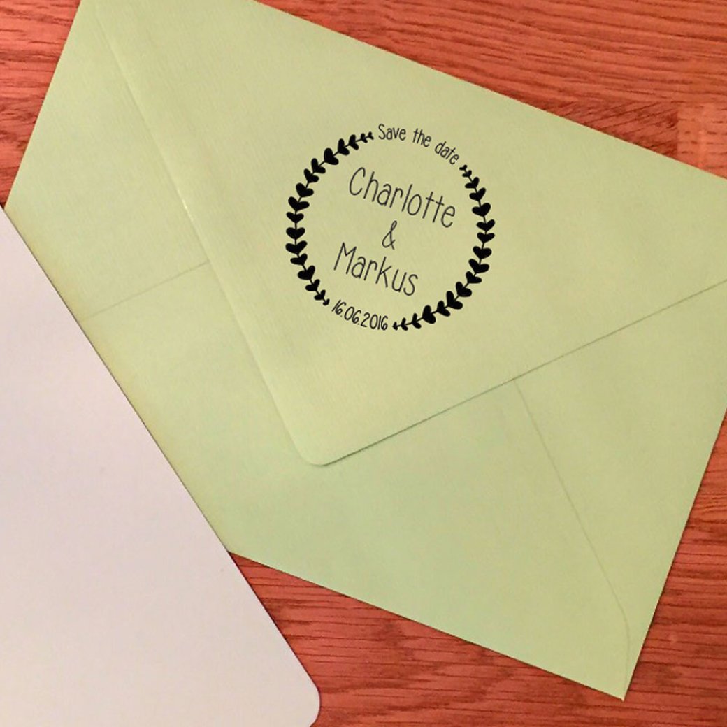 Holzstempel Save the date 4 Holzstempel Save the date 4