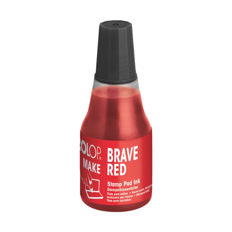 COLOP Make Nachfülltinte - brave red - 25ml COLOP Make Nachfülltinte - brave red - 25ml