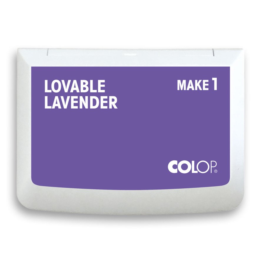 COLOP Stempelkissen MAKE 1 lovable lavender 90x50mm COLOP Stempelkissen MAKE 1 lovable lavender 90x50mm