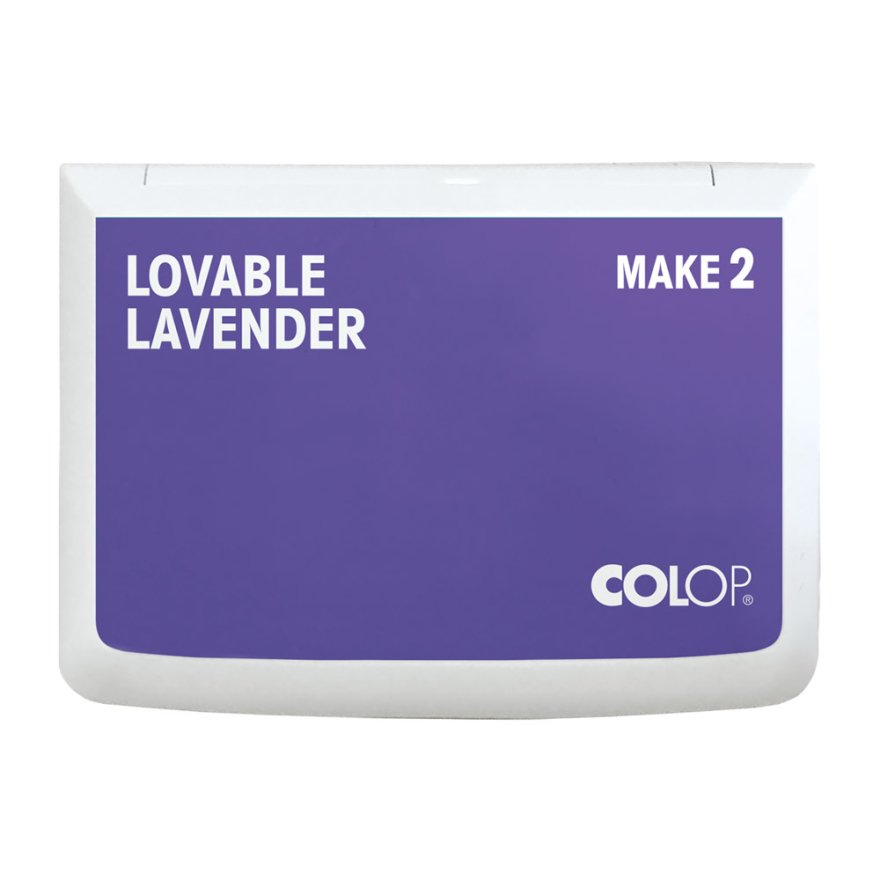 COLOP Stempelkissen MAKE 2 lovable lavender 110x70mm COLOP Stempelkissen MAKE 2 lovable lavender 110x70mm