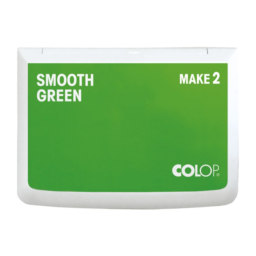 COLOP Stempelkissen MAKE 2 smooth green 110x70mm COLOP Stempelkissen MAKE 2 smooth green 110x70mm