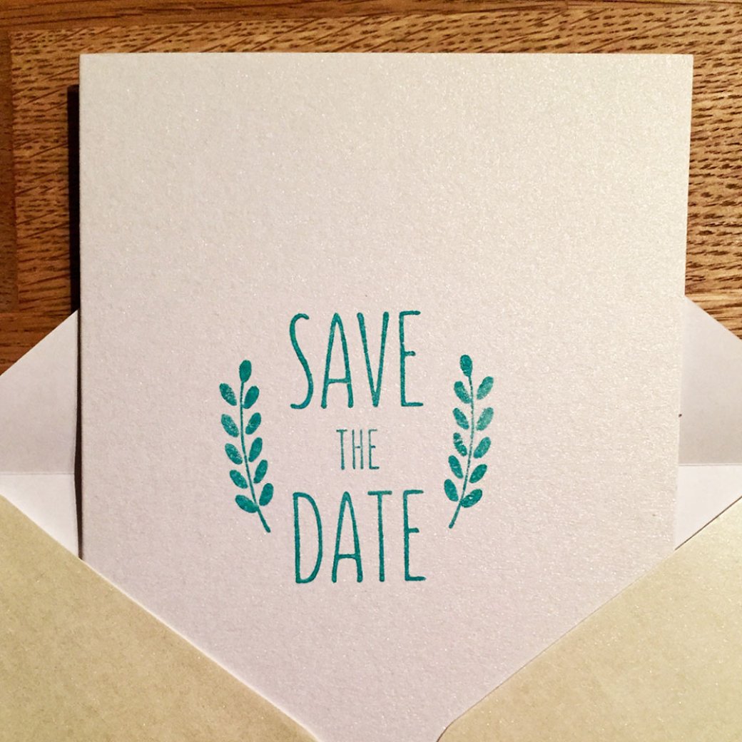 Holzstempel Save the date3 Holzstempel Save the date3