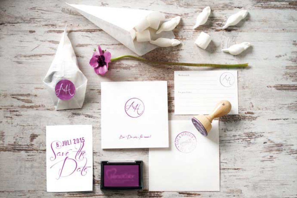 Heiraten mit eigenem Logo