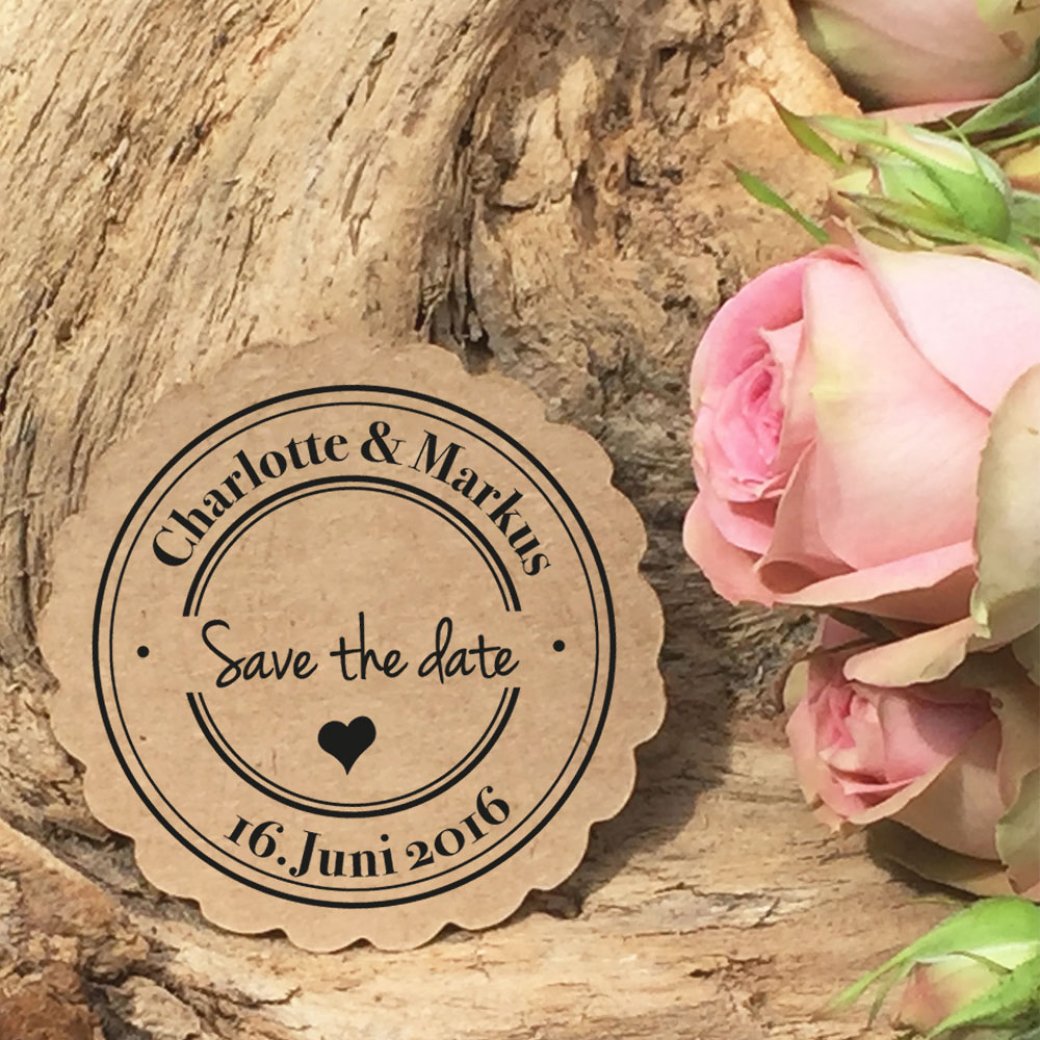 Holzstempel Save the date1 Holzstempel Save the date1