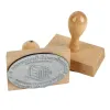 Holzstempel 110x80 mm oval Holzstempel 110x80 mm oval
