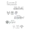 TRODAT Vintage Stempel - Set "Weihnachten"