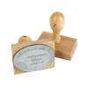 Holzstempel 70x50 mm oval Holzstempel 70x50 mm oval