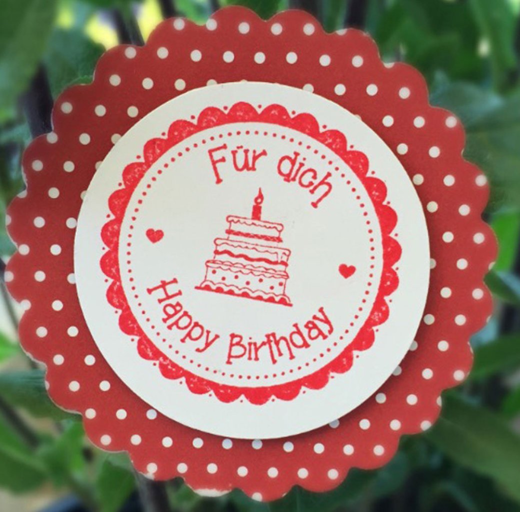 Holzstempel Happy Birthday Holzstempel Happy Birthday